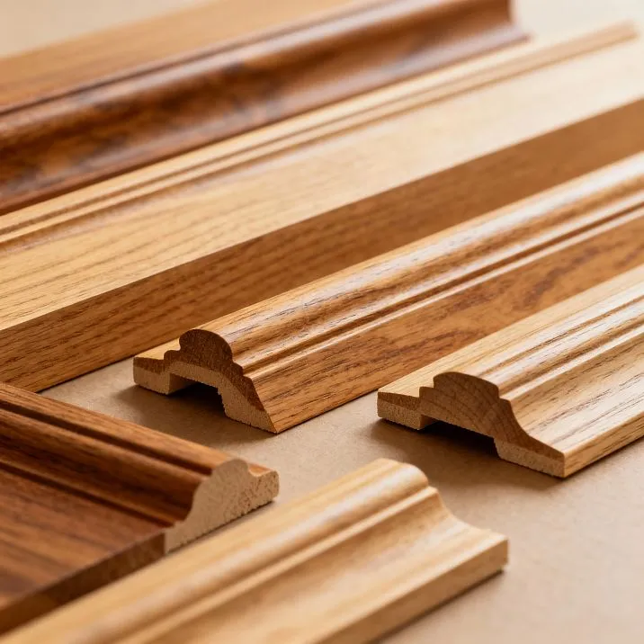 Intricate wooden furniture details and joinery