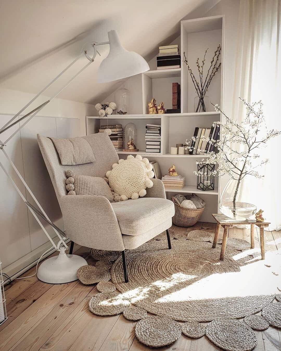 Cozy interior corner featuring premium furniture and strategic lighting
